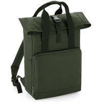 Bagbase Men's Roll Top Twin Handle Backpack in Dark Olive