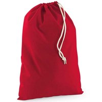 Westford Mill Men's Drawstring Bag in Red | Size: Medium