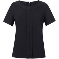 Brook Taverner Women's Verona Short-Sleeved Top in Black | Size: 12