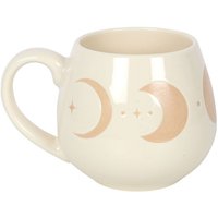 Something Different Moon Phase Rounded Mug in Medium Beige