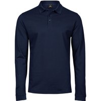Luxury Stretch Long Sleeved Polo Shirt