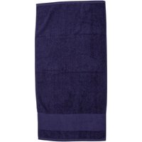 Towel City Printable Cotton Hand Towel in Navy