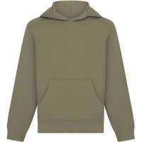 SF Minni Plain Grey Hoodie in Green | Size: 7-8 Years