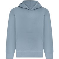 SF Minni Plain Grey Hoodie in Mid Blue | Size: 7-8 Years