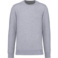 Kariban Men's Friendly Crew Neck Sweatshirt in Pale Grey | Size: Small