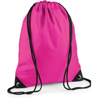 Bagbase Men's Premium Drawstring Bag in Fuchsia