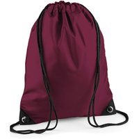 Bagbase Men's Premium Drawstring Bag in Burgundy