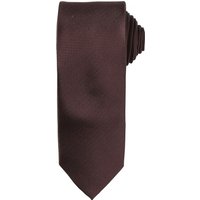 Premier Micro Waffle Tie in Brown