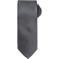 Premier Micro Waffle Tie in Dark Grey