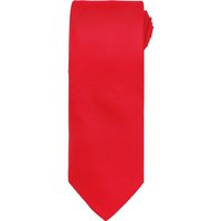 Premier Micro Waffle Tie in Red