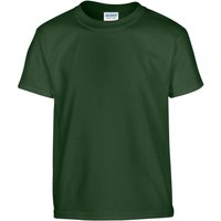 Plain Cotton Heavy T-Shirt in Dark | Size: 9 Years
