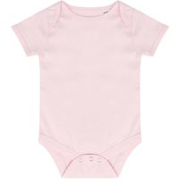 Larkwood Essential Short-Sleeved Bodysuit in Pale Pink | Size: 0-3 m
