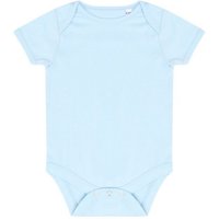 Larkwood Essential Short-Sleeved Bodysuit in Pale Blue | Size: 12-18 m