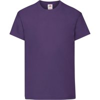 Fruit of the Loom Original T-Shirt in Purple | Size: 5-6 Years