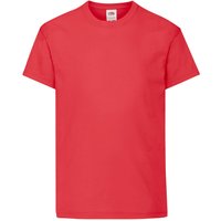 Fruit of the Loom Original T-Shirt in Red | Size: 9 Years