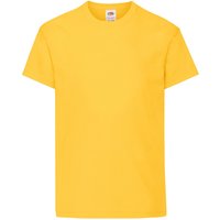 Fruit of the Loom Original T-Shirt in Mustard | Size: 3-4 Years