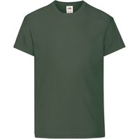 Fruit of the Loom Original T-Shirt in Bottle Green | Size: 3-4 Years