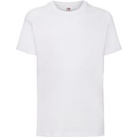Fruit of the Loom Value Cotton T-Shirt in White | Size: 7-8 Years