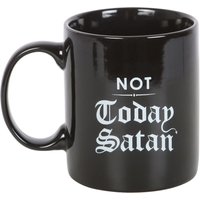 Something Different Not Today Satan Mug in Black