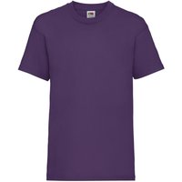 Fruit of the Loom Value T-Shirt in Purple | Size: 5-6 Years