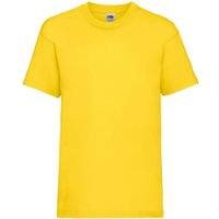Fruit of the Loom Value T-Shirt in Yellow | Size: 2-3 Years