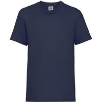 Fruit of the Loom Value T-Shirt in Mid Navy | Size: 12-13 Years