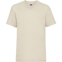 Fruit of the Loom Value T-Shirt in Natural | Size: 7-8 Years