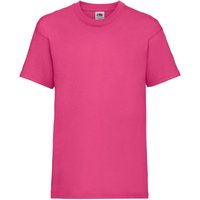 Fruit of the Loom Value T-Shirt in Fuchsia | Size: 12-13 Years