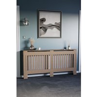 Home Discount Vida Designs Chelsea MDF Radiator Cover Heating 820 x 1720 x 190 mm in Brown