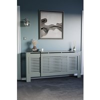 Home Discount Vida Designs Milton Adjustable MDF Radiator Cover Heating 820 x 2040 x 190 mm in Grey