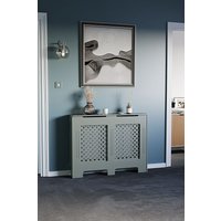 Home Discount Vida Designs Oxford MDF Radiator Cover Heating Cabinet, Grey | Size: XL