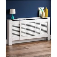 Home Discount Vida Designs Milton MDF Radiator Cover Heating Cabinet, White