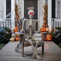 Garden Greatness 5.3ft Light Up Animated Halloween Skeleton | Size: 1 Pack