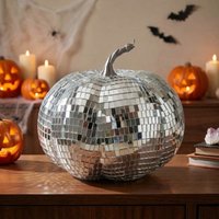 Garden Greatness Reflective Disco Pumpkin Decoration | Size: 1 Pack