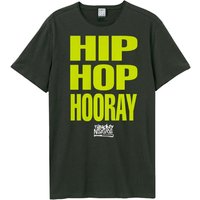 Amplified Men's Hip Hop Hooray Naughty By Nature T-Shirt in Charcoal | Size: Medium