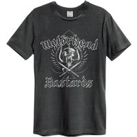 Amplified Men's Bastards Motorhead T-Shirt in Charcoal | Size: XL