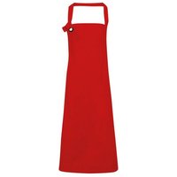 Premier Calibre Bibbed Apron in Red