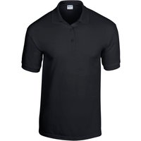 Gildan Plain Jersey Polo Shirt in Black | Size: 7-8 Years