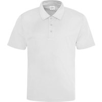 AWDis Cool Cool Polo Shirt in White | Size: 7-8 Years