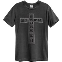 Amplified Men's Cross Black Sabbath T-Shirt in Charcoal | Size: Medium