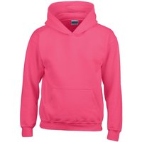 Gildan Heavy Blend Hooded Sweatshirt in Pink | Size: 12-13 Years