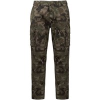 Twill Camo Cargo Trousers 32R
