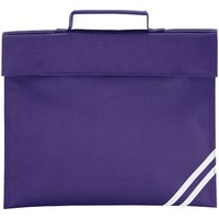 Quadra Men's Classic Reflective Book Bag in Purple