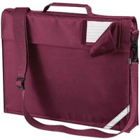 Quadra Men's Reflective Adjustable Strap Book Bag in Burgundy