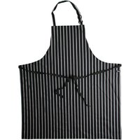 Dennys Stripe Apron in Navy