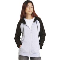 Full Zip Baseball Hoodie Pale