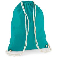 Westford Mill Men's Cotton Drawstring Bag in Emerald
