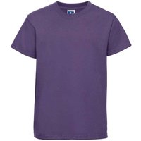 JERZEES Classic Plain Ringspun Cotton T-Shirt in Purple | Size: 3-4 Years