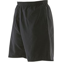 Finden & Hales Women's Microfibre Shorts in Black | Size: 14