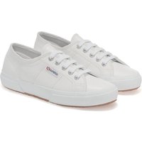 Superga Men's 2750 Efglu Leather Trainers in White | Size: 3